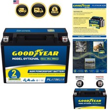 Motorcycle ATV UTV Scooter Snowmobile AGM Battery 12V 26AH 350CCA 2 Pack