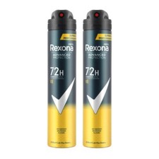 Rexona Men Advanced Protection V8 72 Hour Deodorant Spray, 6.7 oz. Pack of 2 