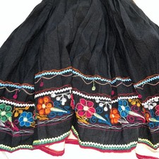 Traditional Pollera Cuzco Peru Women's Huayno Skirt Dancing Costume Handmade