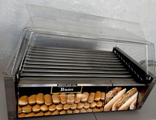 Star Grill-Max Commercial Hot Dog Roller Bun Warmer Double Heat Zone Stainless S
