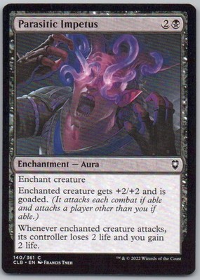 Parasitic Impetus 140 Commander Legends: Battle for Baldur's Gate Normal Enchant