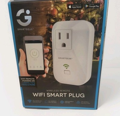Smart Gear WiFi Wireless Remote Smart Plug NEW. Wirelessly turn a device onW/App