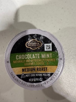 Private Selection Chocolate Mint  K-cups.   96 Pods.   Bulk