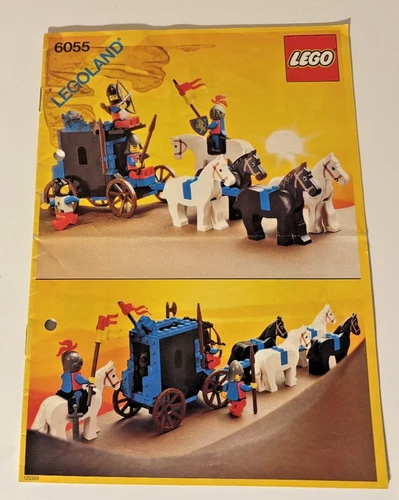 LEGO Vintage Castle Set Prisoner Convoy (6055) complete with instructions