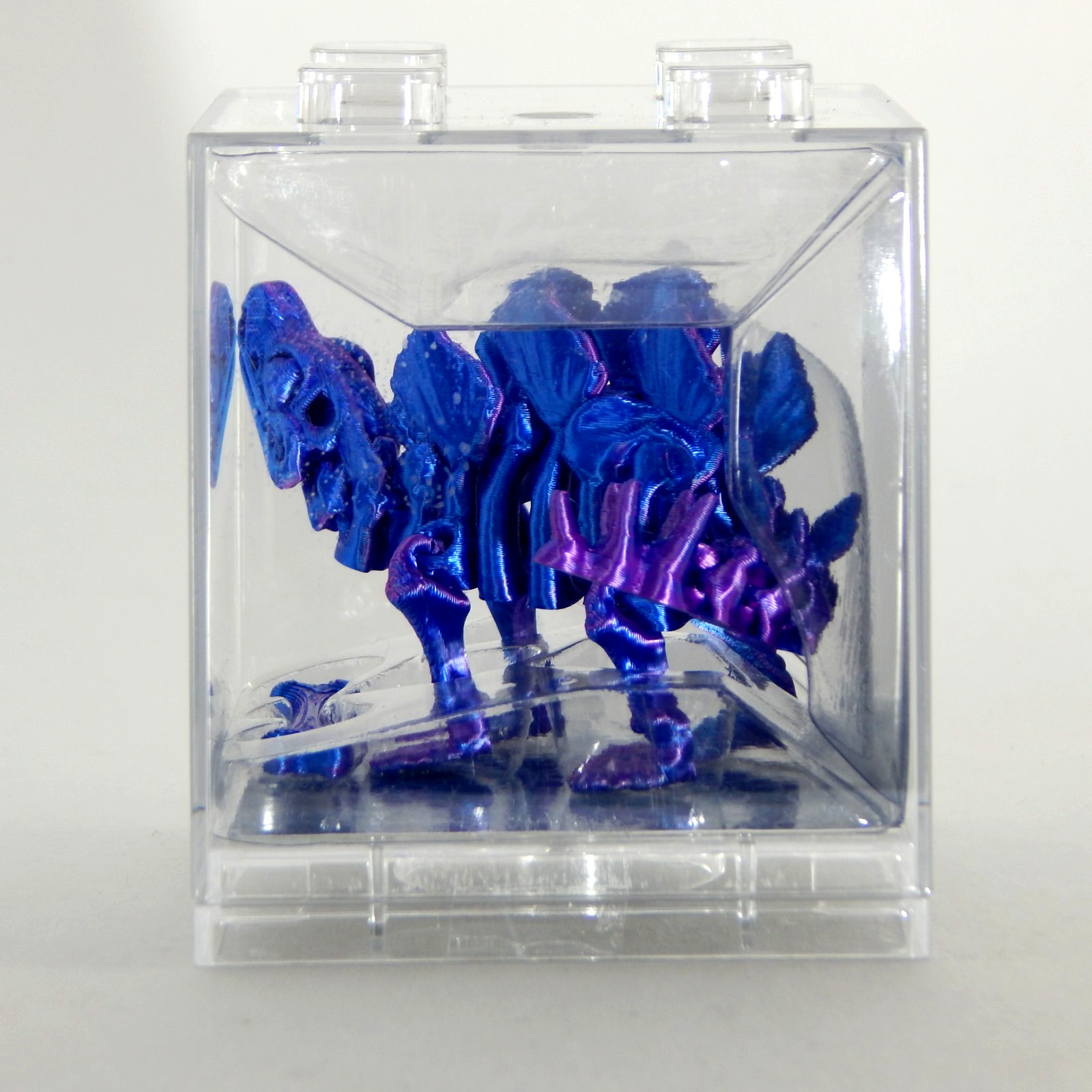 Ja-Ru Toys Dino Cube Stegosaurus 2" 3-D Printed Figure