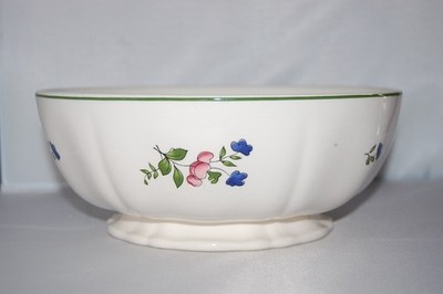 Schale Schüssel mittel 21,5 cm Lorraine Filet Vert Decore Main Gien