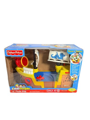 #ad #ad Fisher Price Little People Lil Pirate Ship 2011 Playset With Box Working Sounds $74.95