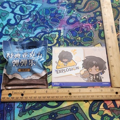 Arknights Thorns mini acrylic stand + paper postcard hypergryph choearth