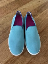 Rothy's Women's Slip-On Sneaker Island Blue Size 8 EUC
