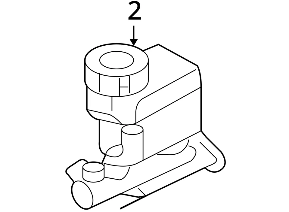 Cilindro maestro de freno Kia Optima 2006-2010 B3TKD Foto 3 de 3