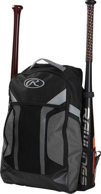 R200G Backpack Equipment Bag | Youth Baseball & Softball | Grey