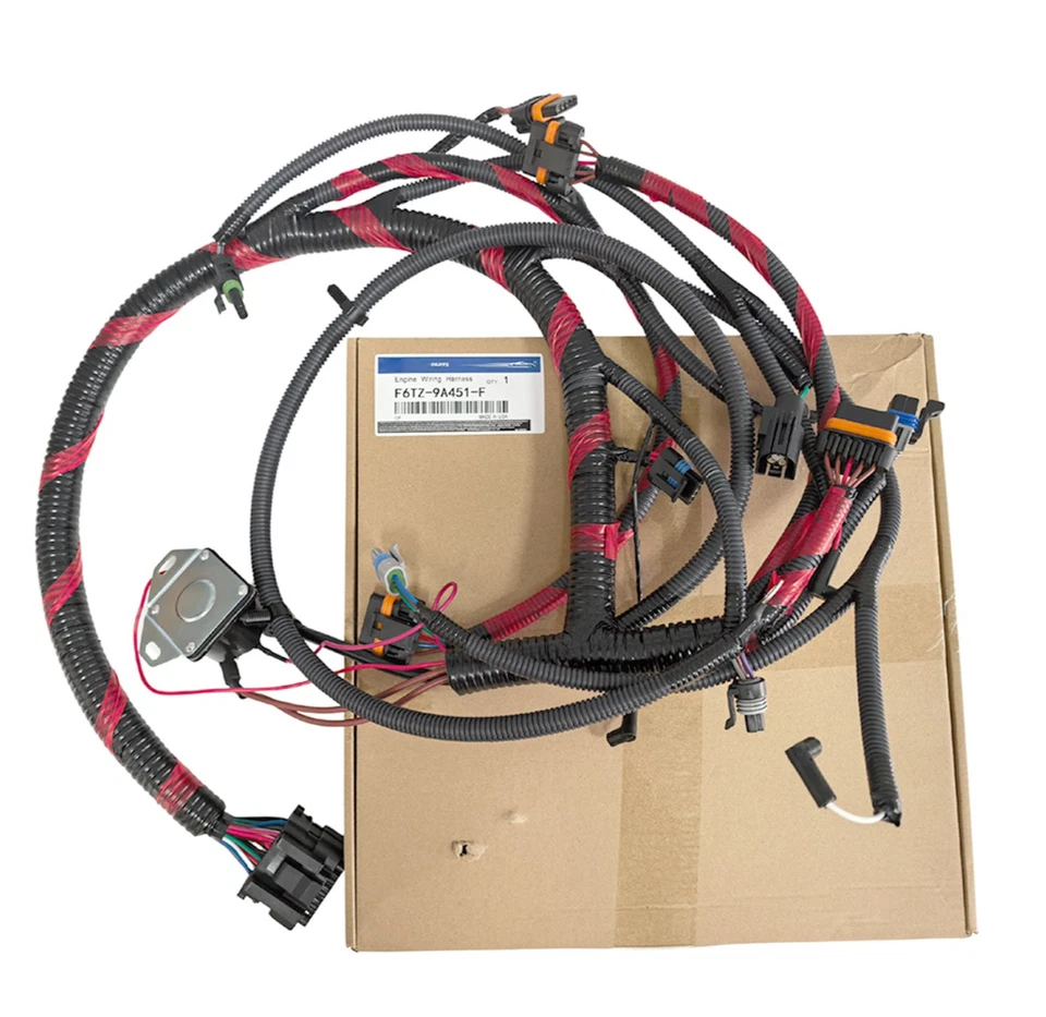 F6TZ9A451F Engine Wiring Harness F6TZ-9A451-F for Ford F-150 F250 F350 4.9L 300 Foto 2 de 4