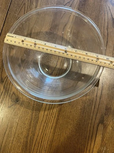 Pyrex Mixing Bowl No 325 Clear Glass 2.5 qt. Nesting Bowl Made In USA,