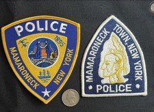Mamaroneck New York Police Patch - Vintage & Current Styles -2 Pieces - New Mamaroneck New York Police Patch - Vintage & Current Styles -2 Pieces - New