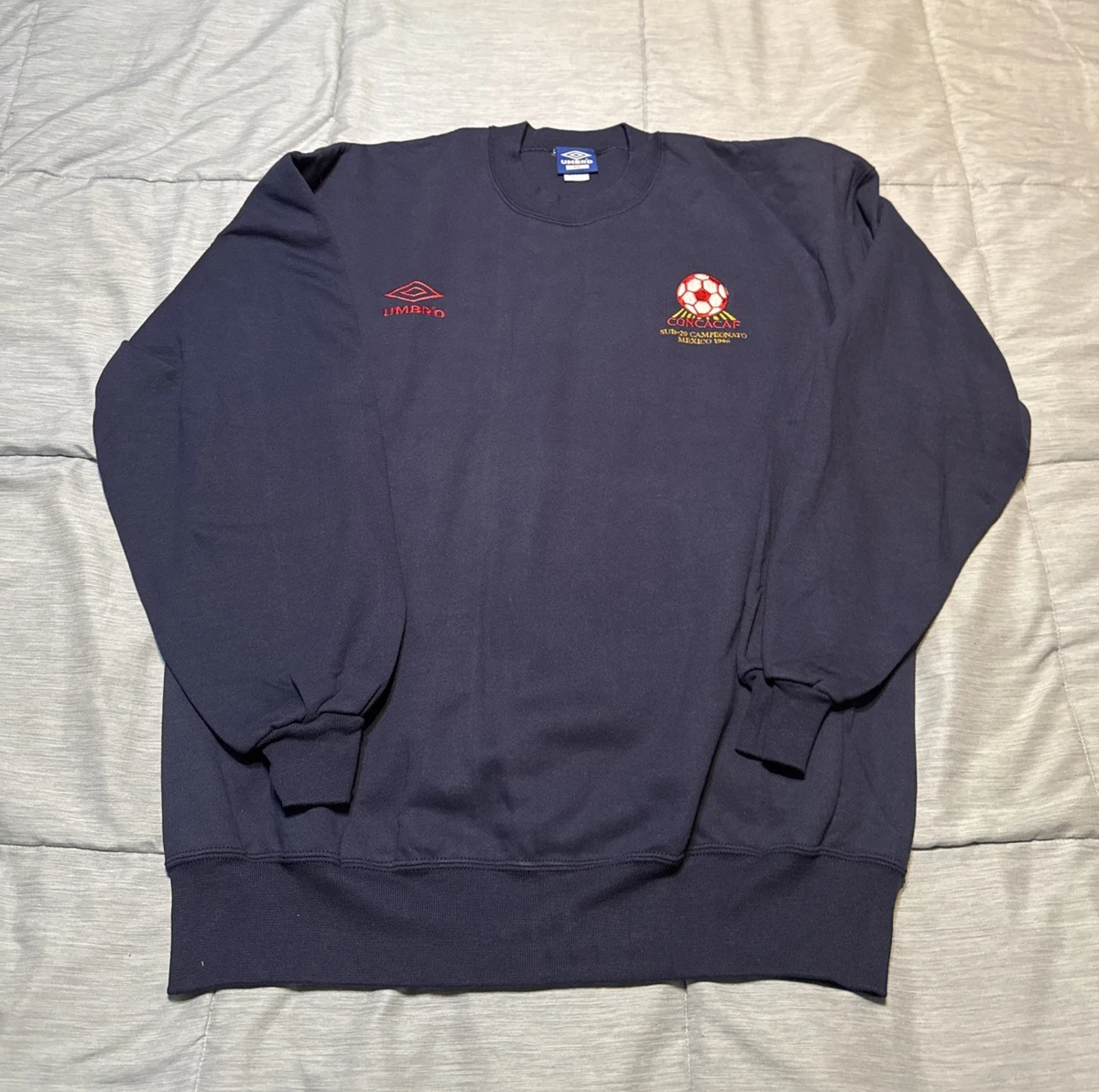 Pull Umbro Performance Vintage Gris - Taille XXL Homme, Col Rond