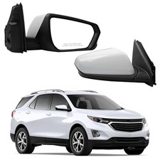 Right Passenger Side Mirror Compatible With 2018-2023 Chevy R-5Pin white