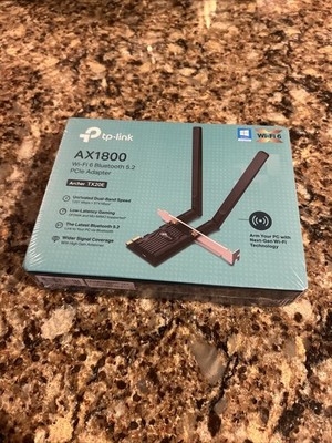 tp-link AX1800 Wi-Fi 6 Bluetooth 5.2 PCIe Adapter (Archer TX20E)