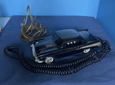 Vintage '57 Chevy Chevrolet Bel Air Telemania Landline Telephone Black 10 Inch