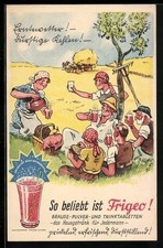 AK So beliebt ist Friegeo, Brause-Pulver- und Trinktabletten, Bauersfrau schenk