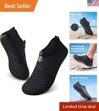 Water Shoes Quick-Dry Aqua Socks Barefoot Slip-on for Beach Pool Swim River Y...