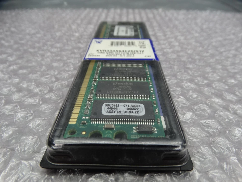 Kingston 512MB Memory KVR333X64C25333 MHz DDR PC2700 Memory Upgrade Module - Image 3 of 4
