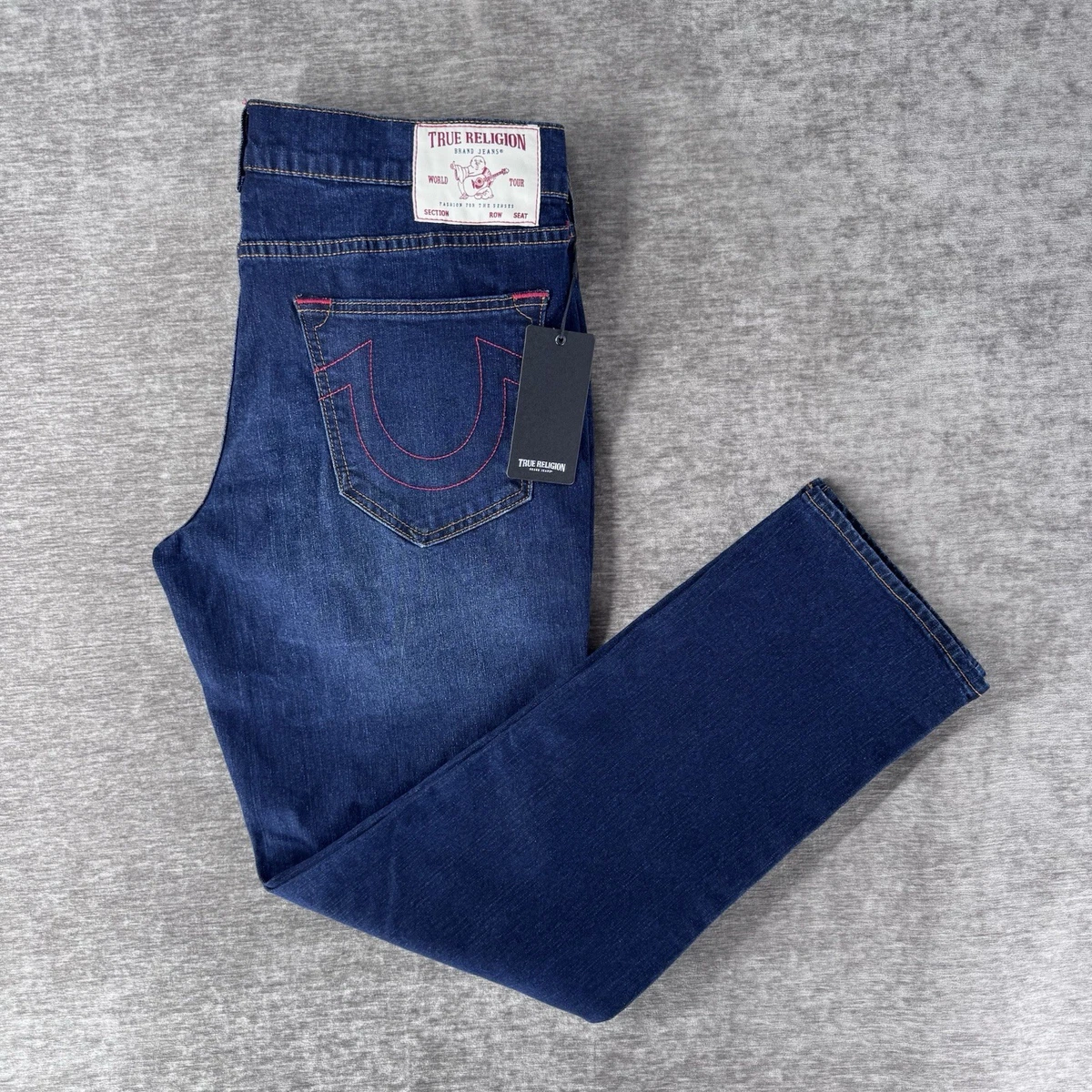 True Religion Regular Size 32 Inseam Jeans for Men in 38 Size for