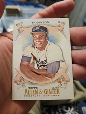 Jackie Robinson 2021 Topps Allen & Ginter #36 Brooklyn Dodgers Baseball Card 