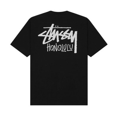 Stussy T-Shirt Honolulu Limited Edition Mens Size Black X-Large