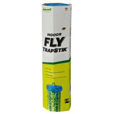 RESCUE TSF-BB8 Indoor TrapStik Odor-free Sticky Fly Trap for Filth Flies - Open