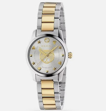 GUCCI G-Timeless two tone YA126596 Silver Quartz Women's Watch