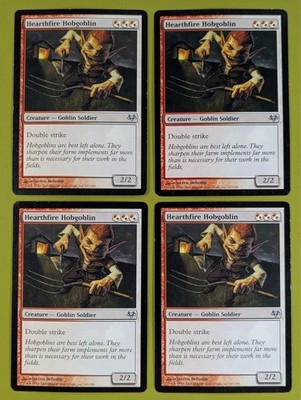 Hearthfire Hobgoblin x4 Eventide 4x Playset Magic the Gathering MTG