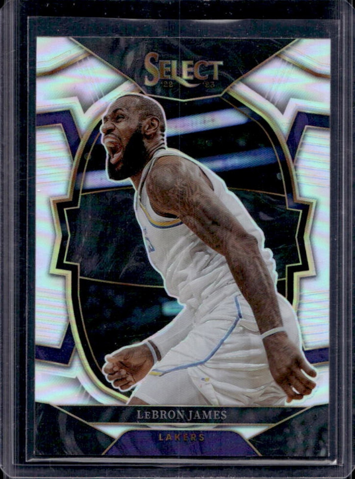 2022-23 Panini Select LeBron James Silver Prizm Concourse #26 Lakers