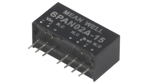 5907998731778 Przetwornica Dc/Dc, 2W, Uwej: 9...18 Vdc, Uwyj: 15 Vdc, Iwyj: 0...-image