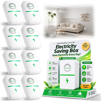 8PCS Power Plug Pro Energy Saver 2026 Updated New Stop Watt Energy Saving Device