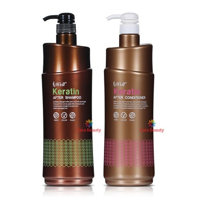 mowell Keratin AFTER SHAMPOO/CONDITIONER 1500ml, Verhindert Haarschäden...