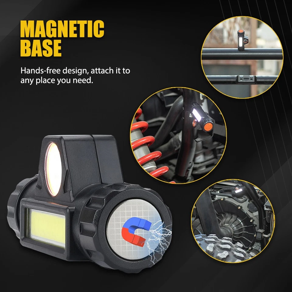 2PCS Roll Bar Mount Light Dome LED Light for UTV ATV Polaris RZR Golf Cart EOB - Image 3 of 4