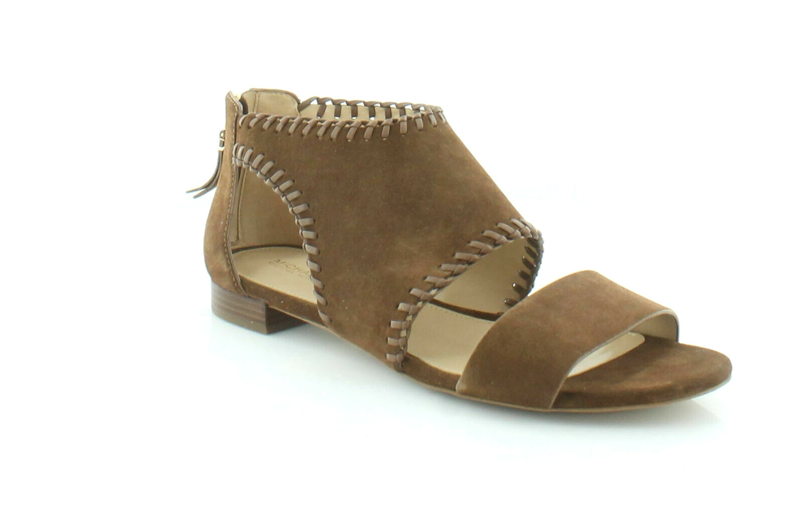 Сандалии MICHAEL Michael Kors Broderick из замши DK Caramel Размер 5 М 14990₽