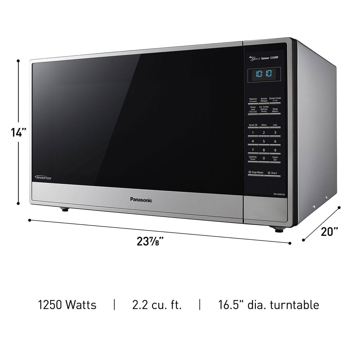 パナソニック　WTY2201W　Panasonic Panasonic 2.2 Cu. Ft. Microwave With Cyclonic Wave Inverter