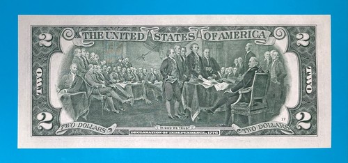 June 11, 1945 / 6 November 1945 (F 06111945 A) BIRTHDAY $2 Two Dollar Bill *UNC* - Picture 3 of 4