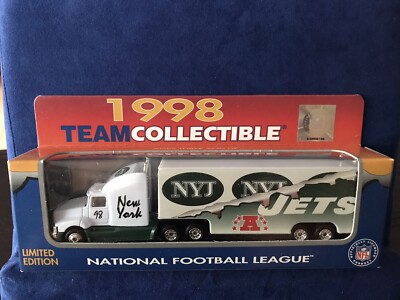 1998 New York Jets  NFL Diecast Team Tractor Trailer Semi Truck