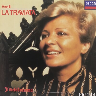 LA TRAVIATA VERDI LP VINYL DECCA IL MELODRAMMA LORENGAR FIORENTINI VOL1