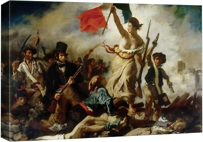 Wall 26 Liberty Leading The People by Eugene Delacroix Giclee Canvas Prints Art