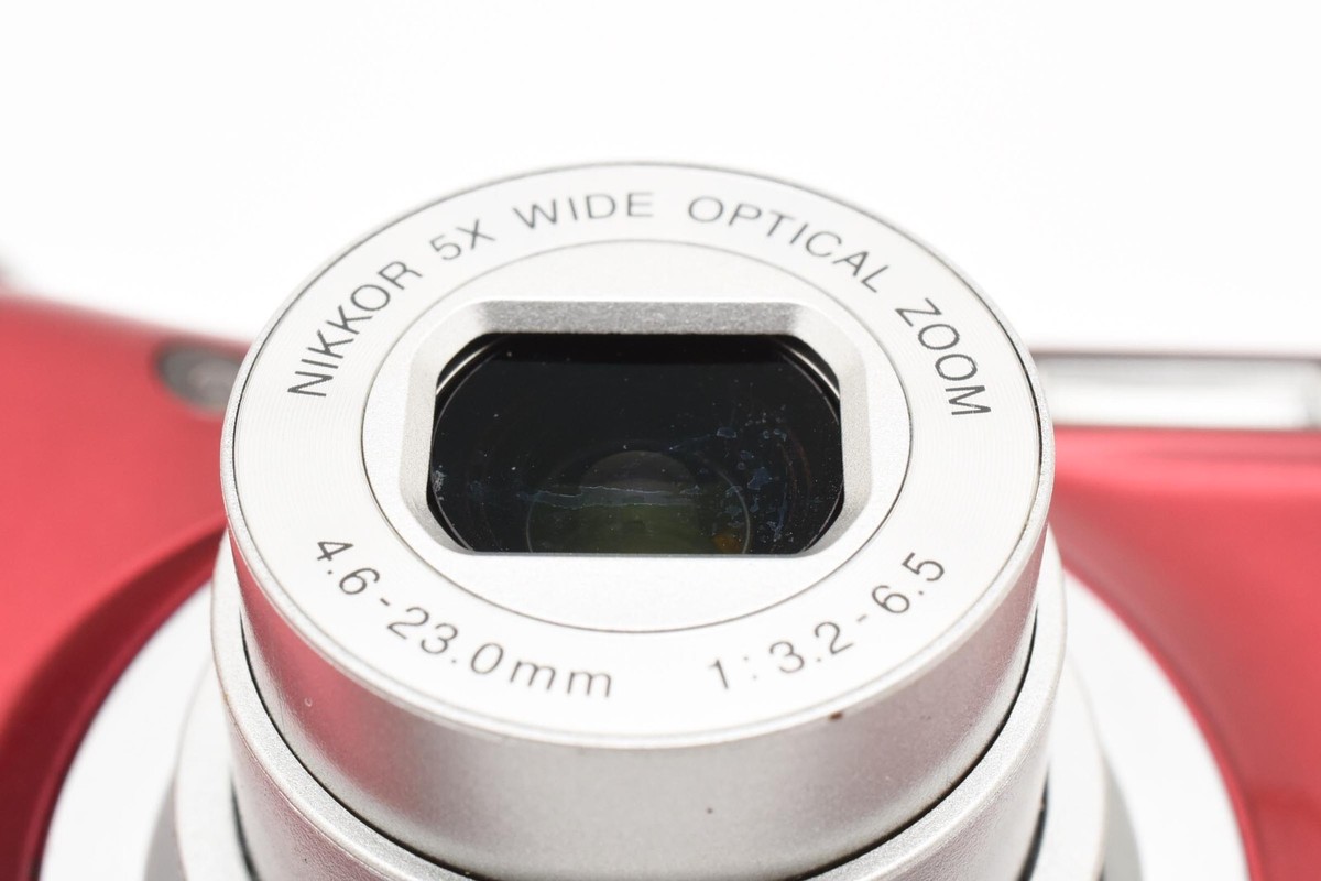 Excellent] Nikon COOLPIX A10 16.1MP Digital Camera Red From JAPAN