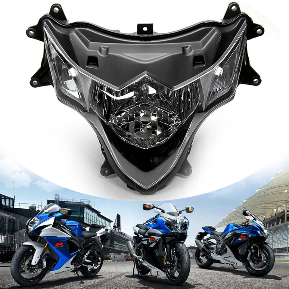 GSXR1000 Front Headlight Fit For 2009-2017 Suzuki GSX-R 1000 Headlamp Assembly Foto 2 de 4