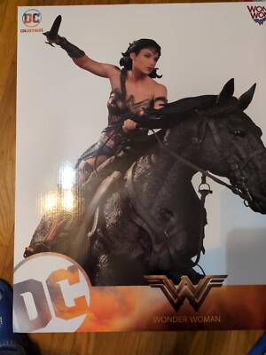 DC COLLECTIBLES WONDER WOMAN ON HORSE 1:6 MOVIE STATUE LIMITED EDITION 543/1178