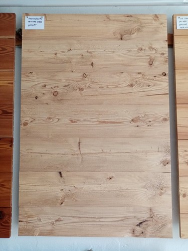 Gehackte Europa Lärche, Nut + Feder thermobehandelt 18,5 x 194 mm B-C Sortierung - Bild 3 von 8