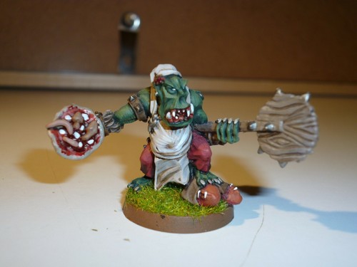 Gaspez Arts - Pizza Maker Orc - Painted Metal - Picture 1 of 2