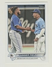 2022 Topps SLUGGER REUNION #329 VLADIMIR GUERRERO JR & WANDER FRANCO RC Rookie