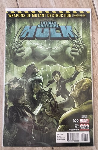 TOTALLY AWESOME HULK #22 SECOND PRINTING 1ST APPEARANCE WEAPON H 2017 MARVEL NM