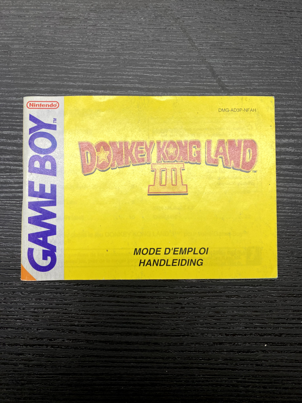 NOTICE SEULE Donkey Kong Land III 3 GameBoy GB Game boy
